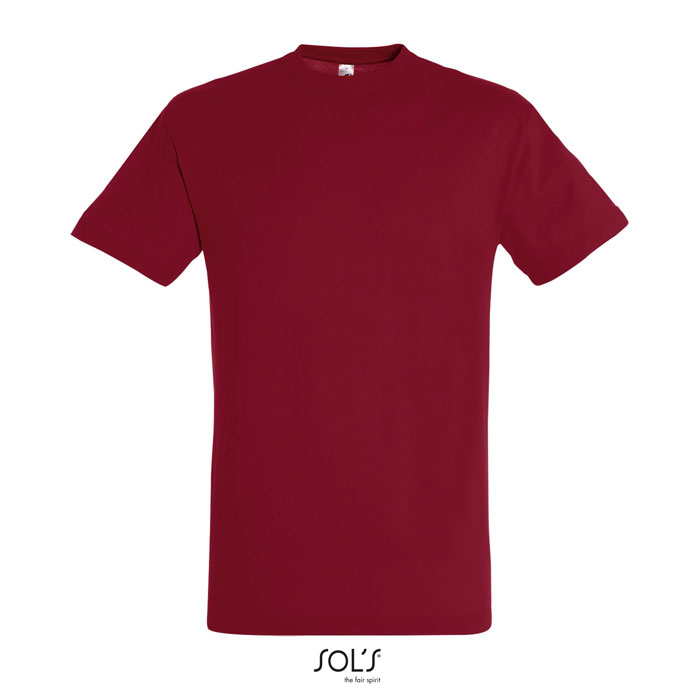 Tshirt unisex personnalisé en coton 150g - REGENT rouge tango
